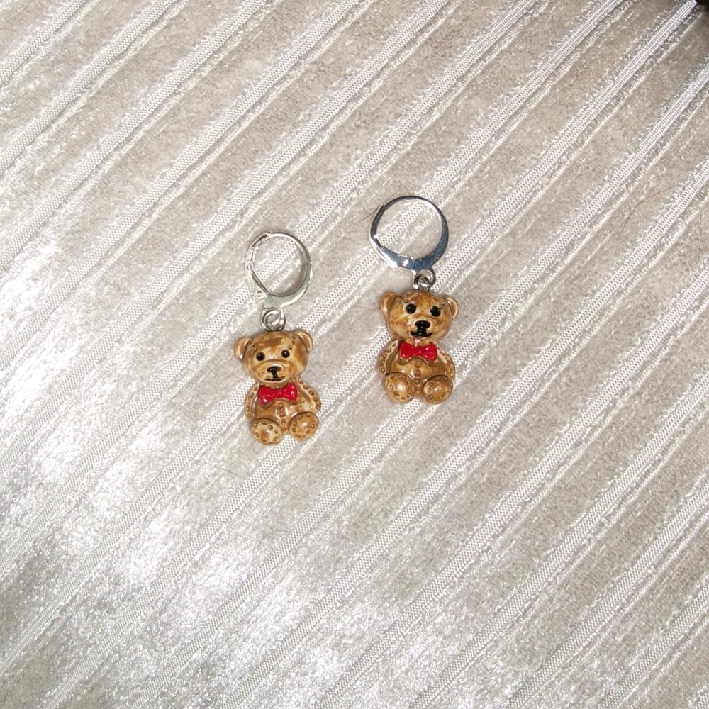 Teddy Bear Earrings